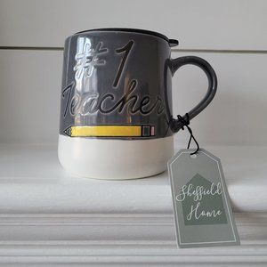 NWT Sheffield Home #1 Teacher Mug with Lid